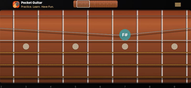 Pocket Guitar App UI